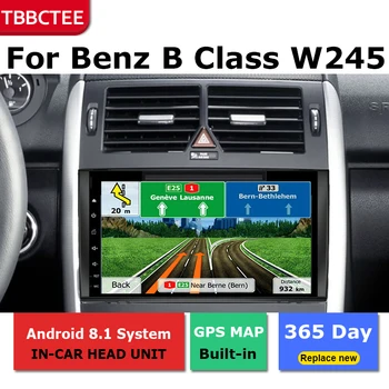 2Din Para a Mercedes Benz Classe B W245 2005-2011 Carro Android Rádio Leitor Multimédia de Navegação GPS Tela IPS Aparelhagem hi-fi, WiFi, BT