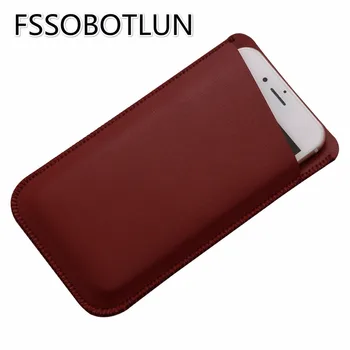 FSSOBOTLUN Para Motorola Moto G5 Plus Caso de Dupla camada de Microfibra Couro Telefone manga Saco Cobrir Bolso com Slot para Cartão