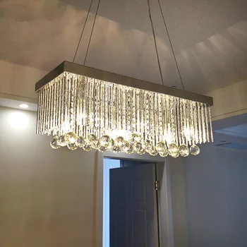  Europeu moderno K9 lustres de sala de estar, sala de jantar luzes de led E14 conduziu a lâmpada da luz do diodo emissor de brilho da luz do candelabro
