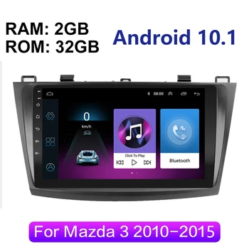 Android de 10,1 2 Din auto-Rádio multimédia player de vídeo Para Mazda 3 2011 2012 2013 2014 2015 navegação GPS de áudio de dvd 2din