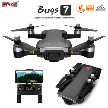 RC Profissional GPS Drone MJX Bugs 7 B7 Com 4K do Wifi da Câmera FPV Motor Brushless Gesto Dobrável Helicóptero VS B4W F11 ZEN K1