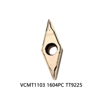 Original 10PCS CNC Lâmina VCMT 160408 PC VCMT110304PC TT9225 110304 160408PC Pastilhas de metal duro Ferramentas de Torneamento, Corte, Fresa Torno