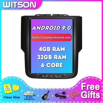 WITSON Android 9.0 De DVD do Carro da Dodge RAM 1500 2011-2017 4G de RAM 32ROM Leitor de DVD do Carro Universal