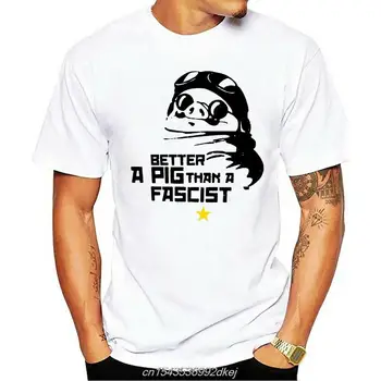 T-shirt Porco Rosso Miyazaki Antifa Salvini Di Maio de desenhos animados Anime Nova Moda homens dos Homens de Hip Hop de Impressão 3D Novidade Camiseta Casual